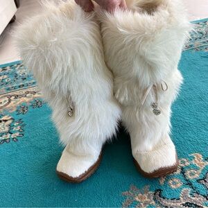 Vintage fur boot Steve Madden